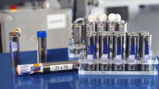 Die umweltfreundlichen Lithium-Ionen-Batterien vom ZSW im Bild